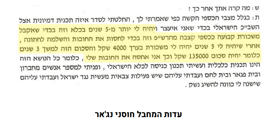 עדות המחבל חוסני נג'אר