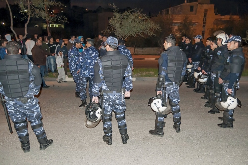 palestinian security forces
