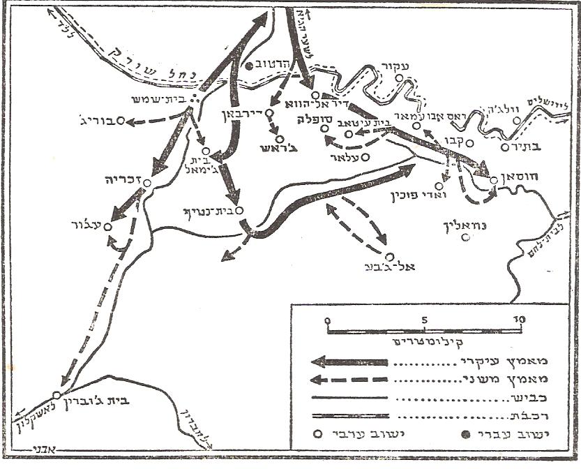 מפת מבצע ההר