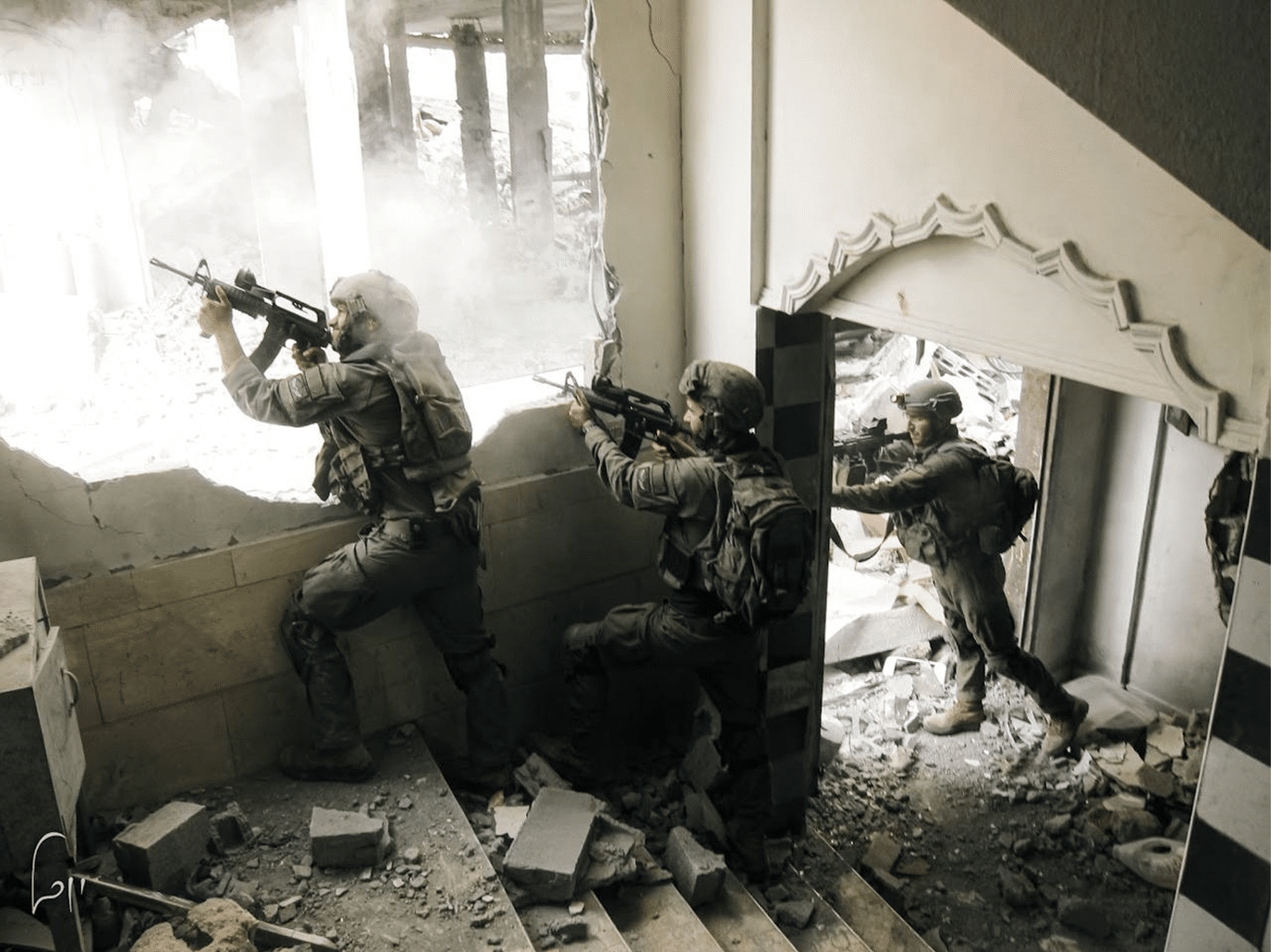 Israeli troops fighting in Gaza | Photo: Yuval Dar, source: https://t.me/amitsegal