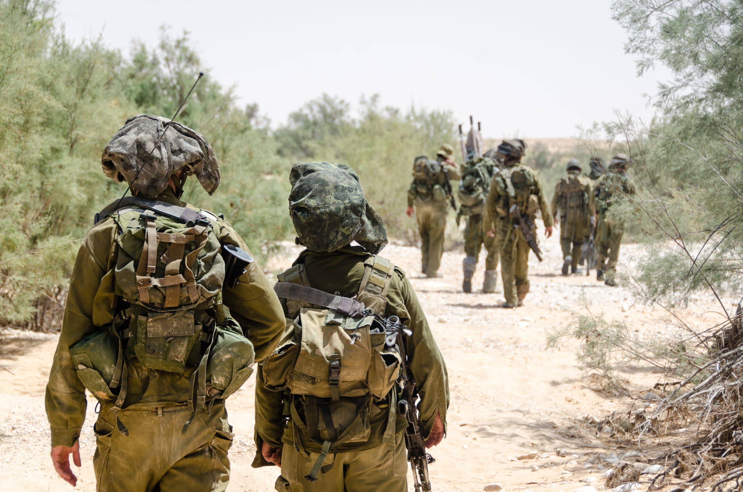 יחידת חיילי צה"ל בשטח